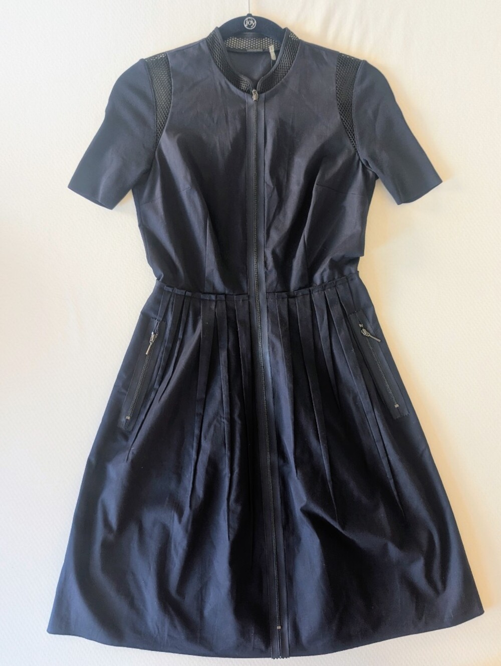 NWT Elie Tahari Rudy Dress Navy Sz 2 Fit & Flare